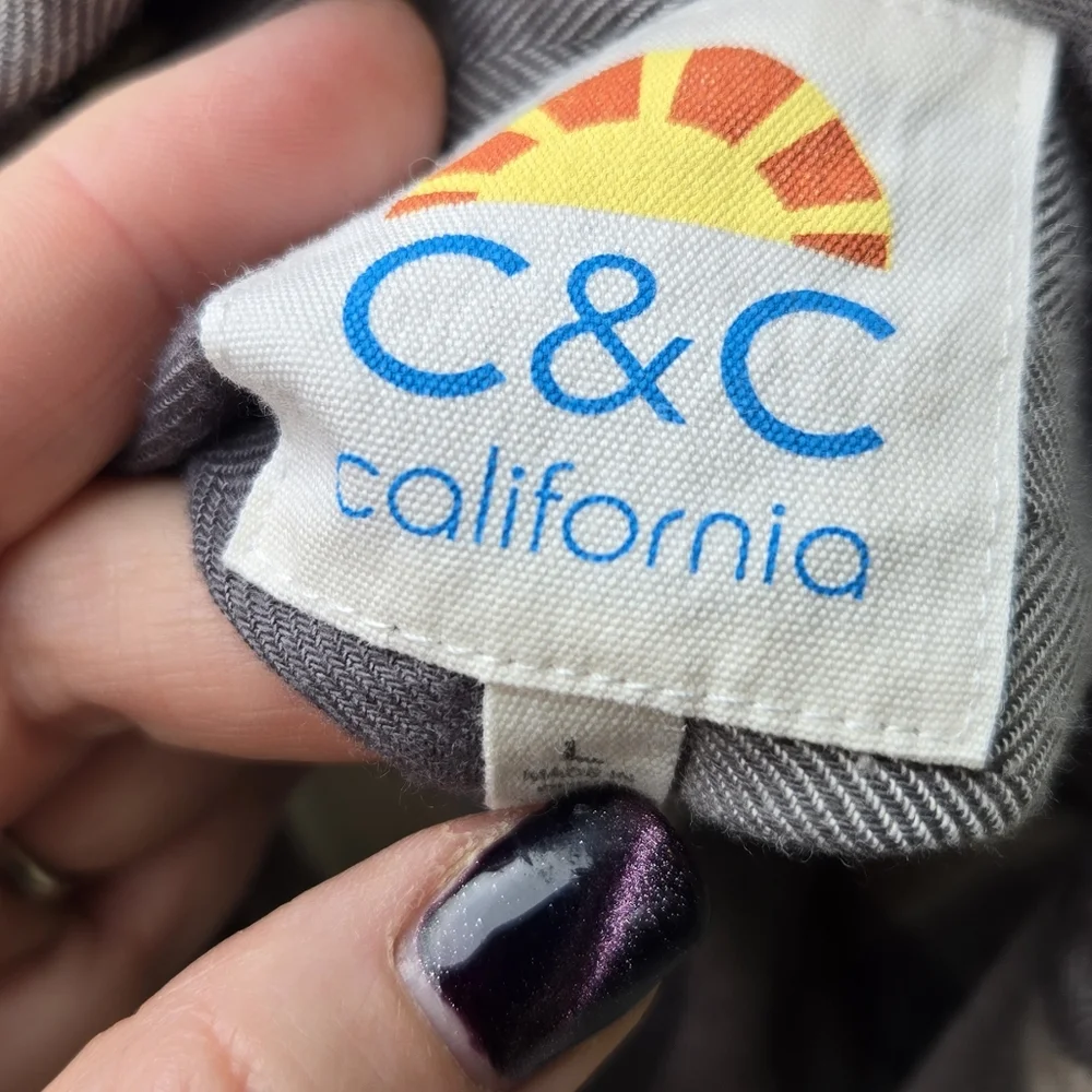 C&C California Grey Flannel Shirt - Picture 7 of 9